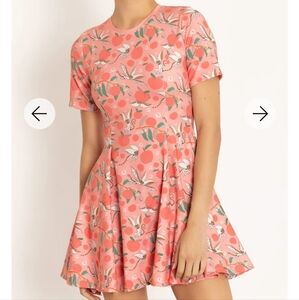 Blackmilk Clothing Momo Longline Evil Tee Dress Size L